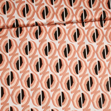 Polyester satijn met abstracte print - Burda